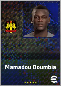 Mamadou Doumbia eFootball 2026 player card, 68 OVR CF