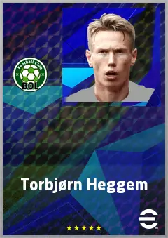 Torbjørn Heggem eFootball 2026 player card, 73 OVR CB