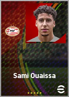 Sami Ouaissa eFootball 2026 player card, 71 OVR RMF