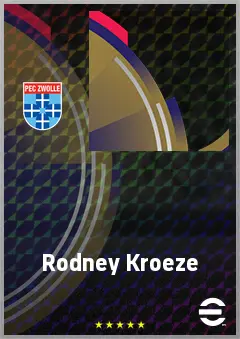 Rodney Kroeze eFootball 2026 player card, 62 OVR CB