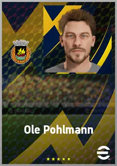 Ole Pohlmann eFootball 2026 player card, 70 OVR CMF