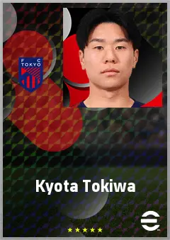 Tokiwa Kyota eFootball 2026 player card, 66 OVR CMF