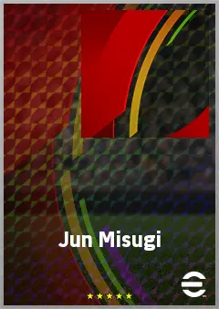 Misugi Jun eFootball 2026 player card, 85 OVR CMF