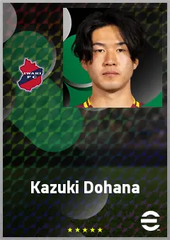 Dohana Kazuki eFootball 2026 player card, 66 OVR CB