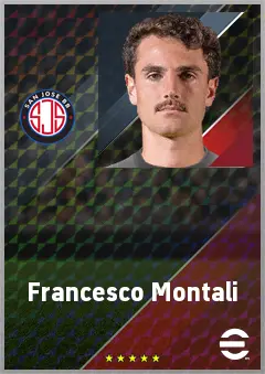 Francesco Montali eFootball 2026 player card, 64 OVR GK