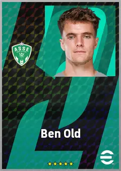Ben Old eFootball 2026 player card, 71 OVR LB