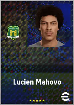 Lucien Mahovo eFootball 2026 player card, 64 OVR LB