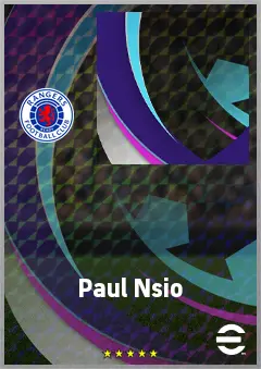 Paul Nsio eFootball 2026 player card, 62 OVR CMF