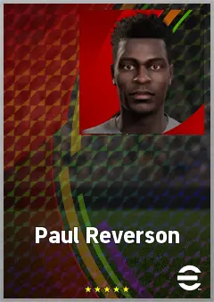 Paul Reverson eFootball 2026 player card, 65 OVR GK