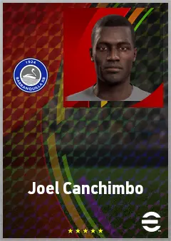 Joel Canchimbo eFootball 2026 player card, 70 OVR RWF