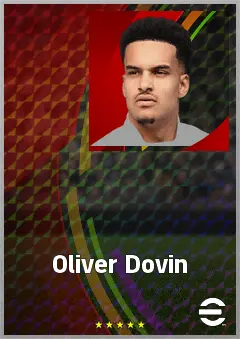 Oliver Dovin eFootball 2026 player card, 71 OVR GK