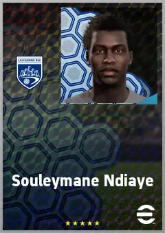 Souleymane Ndiaye eFootball 2026 player card, 60 OVR CMF