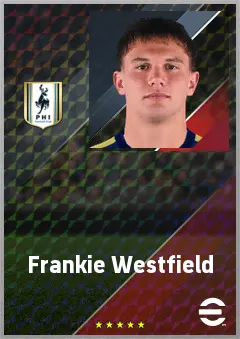Frankie Westfield eFootball 2026 player card, 70 OVR RB