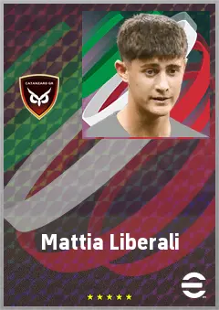Mattia Liberali eFootball 2026 player card, 67 OVR SS
