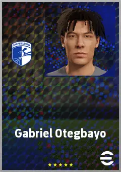 Gabriel Otegbayo eFootball 2026 player card, 67 OVR CB