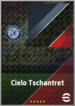 Cielo Tschantret eFootball 2026 player card, 64 OVR DMF
