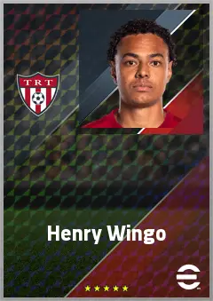 Henry Wingo eFootball 2026 player card, 70 OVR RB