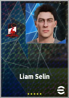 Liam Selin eFootball 2026 player card, 63 OVR GK