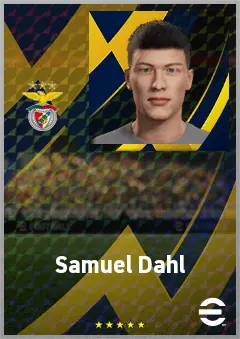 Samuel Dahl eFootball 2026 player card, 71 OVR LB