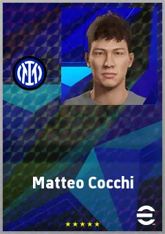 Matteo Cocchi eFootball 2026 player card, 67 OVR LB