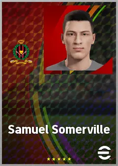 Samuel Somerville eFootball 2026 player card, 69 OVR GK
