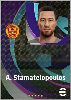 A. Stamatelopoulos eFootball 2026 player card, 70 OVR CF