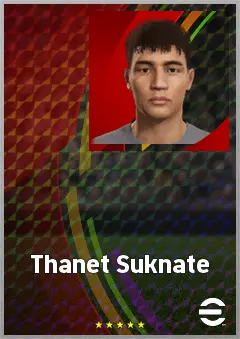 Thanet Suknate eFootball 2026 player card, 62 OVR CB