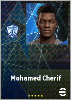 Mohamed Cherif eFootball 2026 player card, 62 OVR DMF