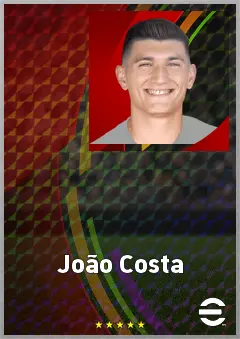 João Costa eFootball 2026 player card, 69 OVR CF
