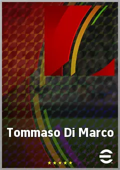 Tommaso Di Marco eFootball 2026 player card, 63 OVR CMF