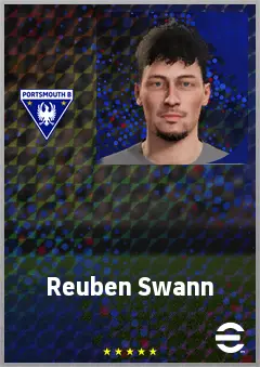 Reuben Swann eFootball 2026 player card, 60 OVR CMF