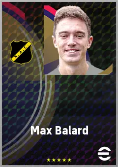 Max Balard eFootball 2026 player card, 67 OVR CMF