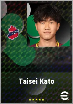 Kato Taisei eFootball 2026 player card, 63 OVR CF