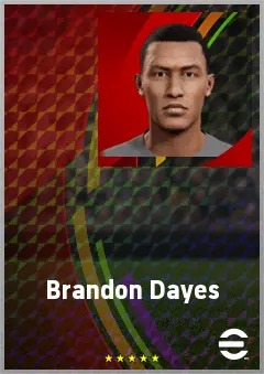 Brandon Dayes eFootball 2026 player card, 59 OVR CB