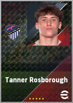 Tanner Rosborough eFootball 2026 player card, 61 OVR CF