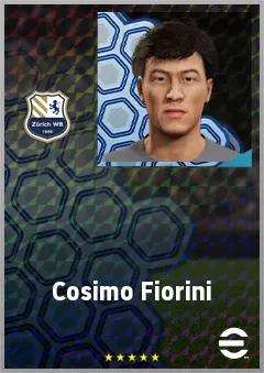 Cosimo Fiorini eFootball 2026 player card, 62 OVR DMF