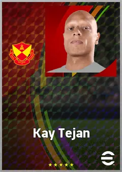 Kay Tejan eFootball 2026 player card, 67 OVR CF