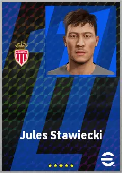 Jules Stawiecki eFootball 2026 player card, 64 OVR GK