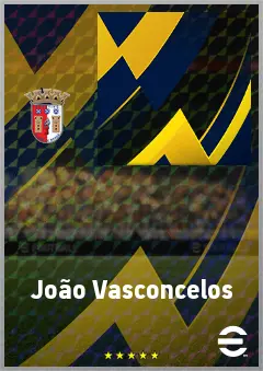 João Vasconcelos eFootball 2026 player card, 67 OVR AMF