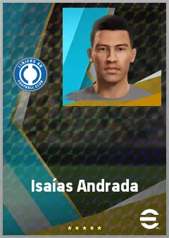 Isaías Andrada eFootball 2026 player card, 67 OVR RB