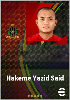 Hakeme Yazid Said eFootball 2026 player card, 64 OVR LWF