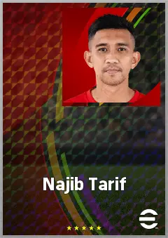 Najib Tarif eFootball 2026 player card, 61 OVR LB
