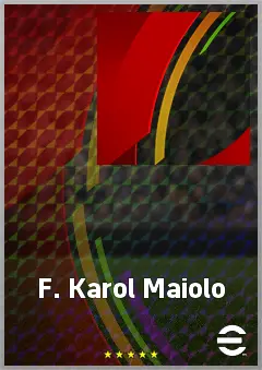 F. Karol Maiolo eFootball 2026 player card, 60 OVR CMF