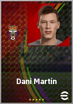 Dani Martín eFootball 2026 player card, 64 OVR GK