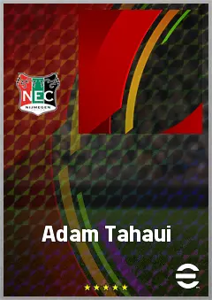Adam Tahaui eFootball 2026 player card, 67 OVR CMF