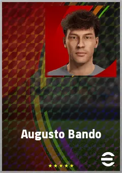 Augusto Bando eFootball 2026 player card, 64 OVR DMF