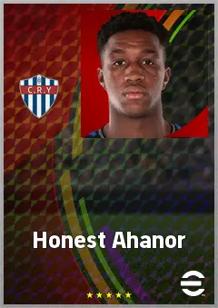 Honest Ahanor eFootball 2026 player card, 70 OVR CB