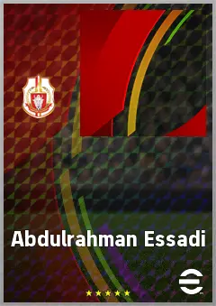 Abdulrahman Essadi eFootball 2026 player card, 61 OVR CF