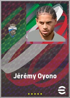 Jérémy Oyono eFootball 2026 player card, 68 OVR RB