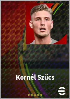 Kornél Szűcs eFootball 2026 player card, 69 OVR CB